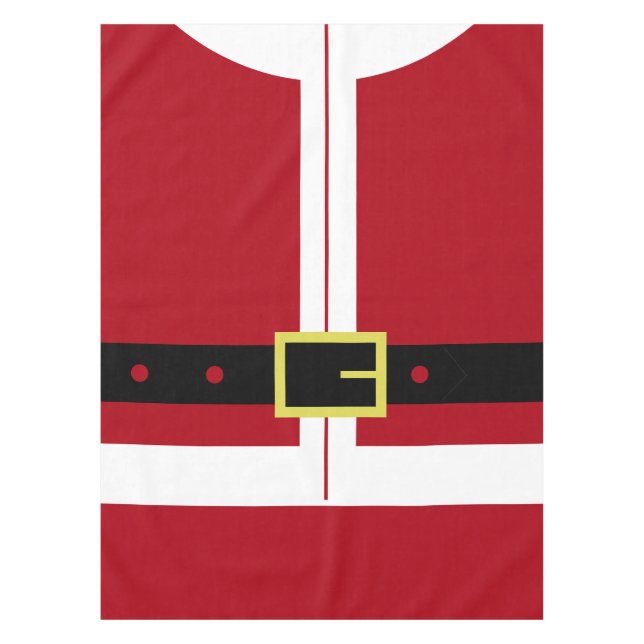 Toalha De Mesa Tablecloth de Natal Engraçado Design Santa Claus (Frente)