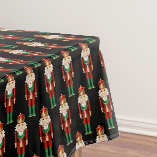 Toalha De Mesa Tablecloth de Nozes Vermelhos e Dourados (Posição Original)