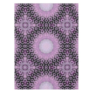 Toalha De Mesa Tablecloth de Padrão de Ondas Tribais Roxas