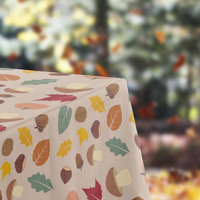 Toalha De Mesa Tablecloth de Padrão de outono (Autumn Pattern Tablecloth)