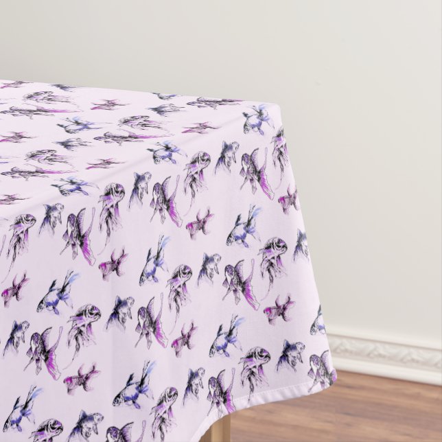 Toalha De Mesa Tablecloth de Peixe Dourado (Posição Original)