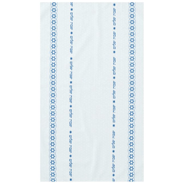 Toalha De Mesa Tablecloth de Shabbat Shalom (Frente)