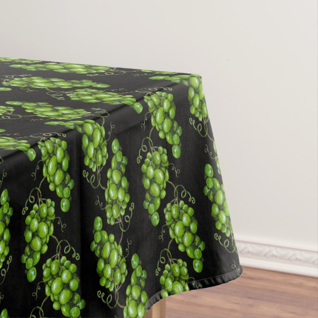 Toalha De Mesa Tablecloth de Uvas Verdes (Posição Original)