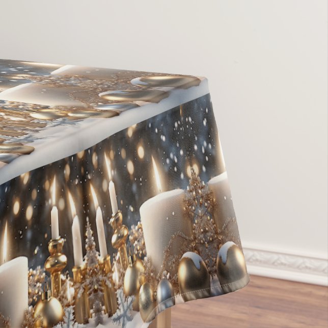 Toalha De Mesa Tablecloth de Velas de Feriado (Posição Original)