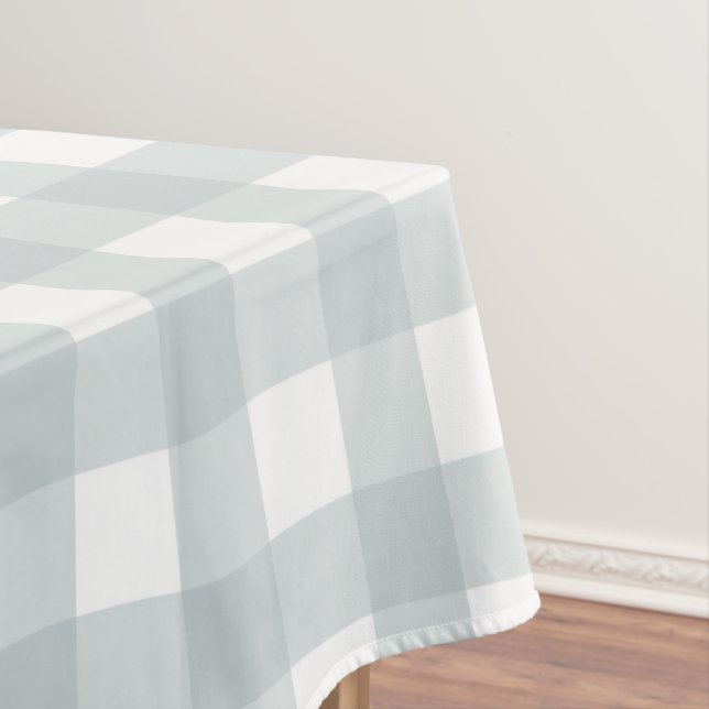 Toalha De Mesa Tablecloth de Verificação de Búfalo Azul (Posição Original)