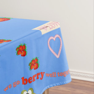 Toalha De Mesa Tablecloth Dia de os namorados Berry Sapo Love
