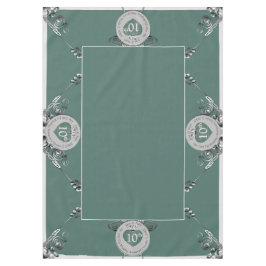 Toalha De Mesa Tablecloth do 10º aniversário do Casamento de Tin