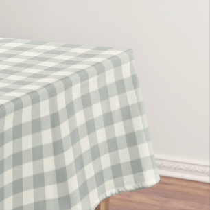 Toalha De Mesa Tablecloth do algodão do guingão das cinzas de
