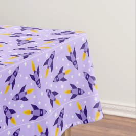 Toalha De Mesa Tablecloth do Foguete Retro Puro