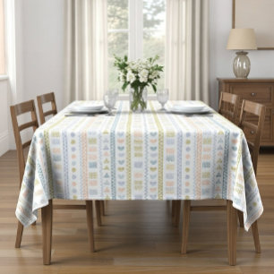 Toalha De Mesa Tablecloth do Padrão Folclórico Escandinavo