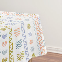 Tablecloth do Padrão Folclórico Escandinavo