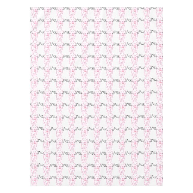 Toalha De Mesa Tablecloth dos porcos do vôo (Frente)