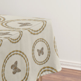 Toalha De Mesa Tablecloth Dourada da Borboleta bonito