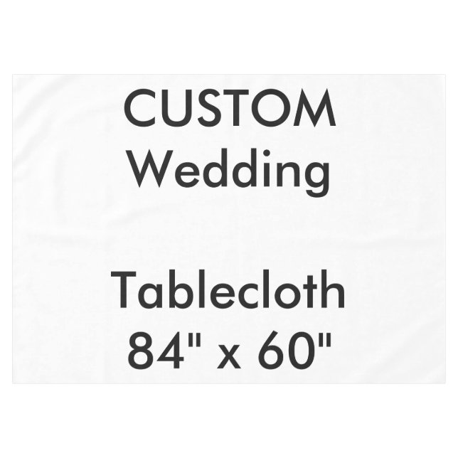 Toalha De Mesa Tablecloth feito sob encomenda 84" x 60" (Frente (Horizontal))
