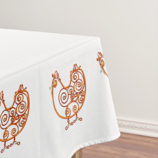 Toalha De Mesa Tablecloth - Fios de Cobre (Posição Original)