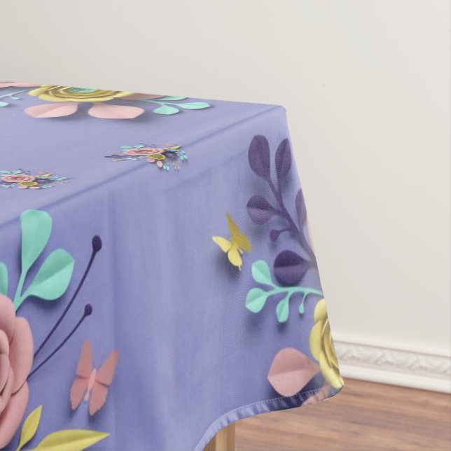 Toalha De Mesa Tablecloth Floral (Posição Original)