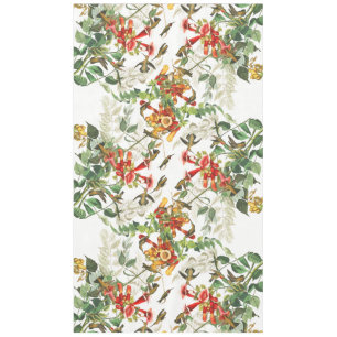 Toalha De Mesa Tablecloth floral animal dos pássaros do colibri
