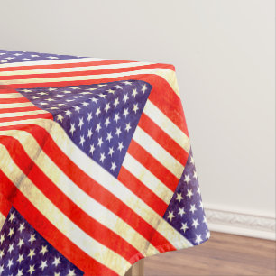 Toalha De Mesa Tablecloth gráfico da bandeira americana dos E.U.