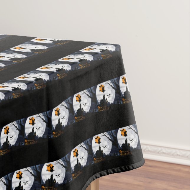 Toalha De Mesa Tablecloth Halloween (Posição Original)