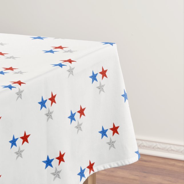 Toalha De Mesa Tablecloth julho 4° Estrelas Patriotas (Posição Original)