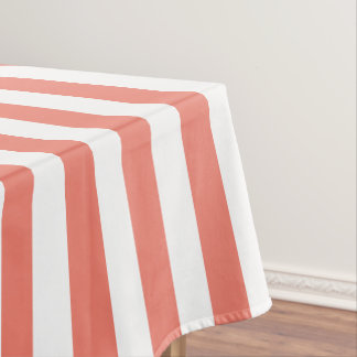 Toalha De Mesa Tablecloth largo coral moderno da listra