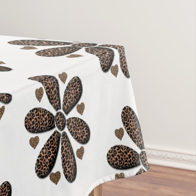 Toalha De Mesa Tablecloth Leopardo (Posição Original)