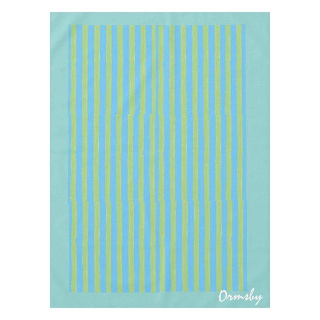 Toalha De Mesa Tablecloth listrado (Frente)