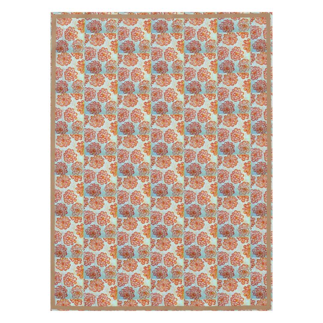 Toalha De Mesa Tablecloth Marigolds 6 (Frente)