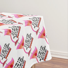 TOALHA DE MESA TABLECLOTH - MAS TEM UM BOOZE!