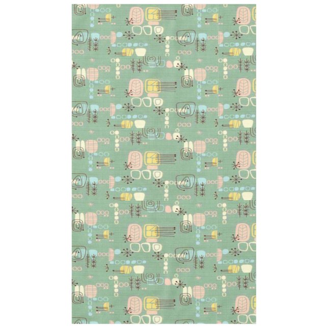 Toalha De Mesa Tablecloth moderno do design gráfico do meio (Frente)