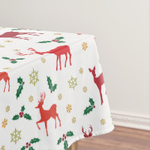 Tablecloth Natal Red Deers