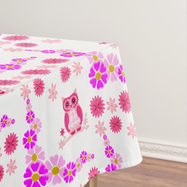 Toalha De Mesa Tablecloth Owl (Posição Original)