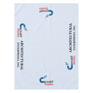 Toalha De Mesa Tablecloth personalizada com seu logotipo e texto