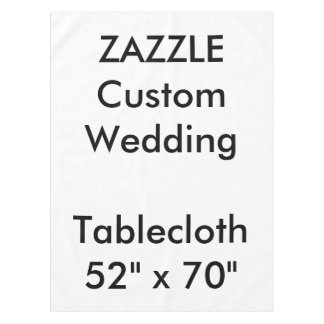 Toalha De Mesa Tablecloth Personalizada de Casamento de 52" x 70"
