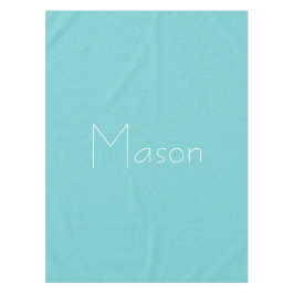 Toalha De Mesa Tablecloth Personalizada do Céu Teal