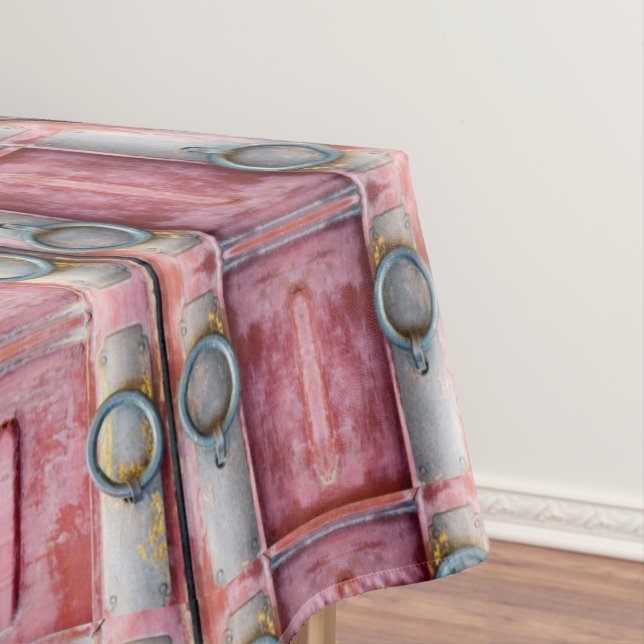 Toalha De Mesa Tablecloth Pink Locks (Posição Original)