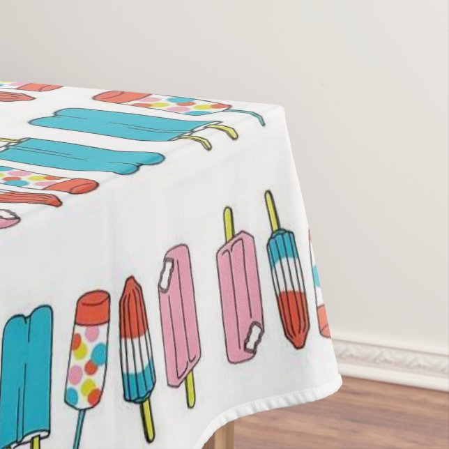 Toalha De Mesa Tablecloth Popsicles (Posição Original)