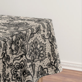 Toalha De Mesa Tablecloth Preto Faux