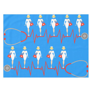 Toalha De Mesa Tablecloth retro da enfermeira