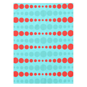 Toalha De Mesa Tablecloth retro dos pontos do vermelho e da