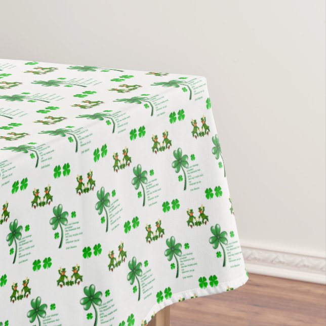 Toalha De Mesa Tablecloth Saint Patrick's Day (Posição Original)