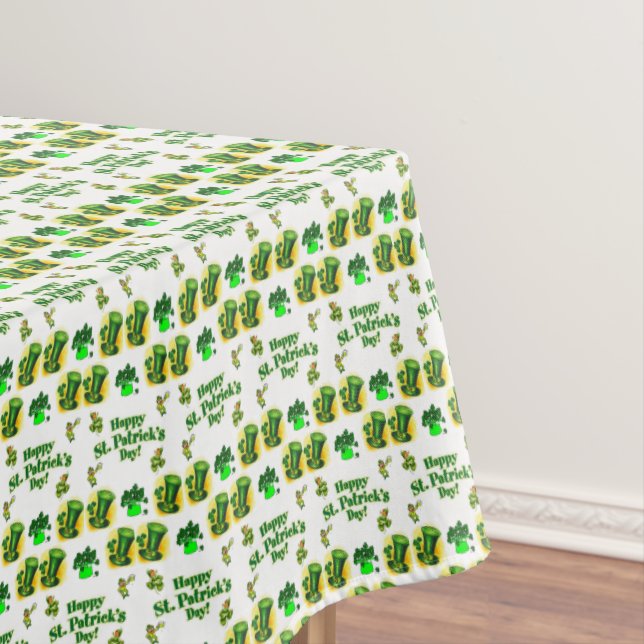 Toalha De Mesa Tablecloth Saint Patrick's Day (Posição Original)