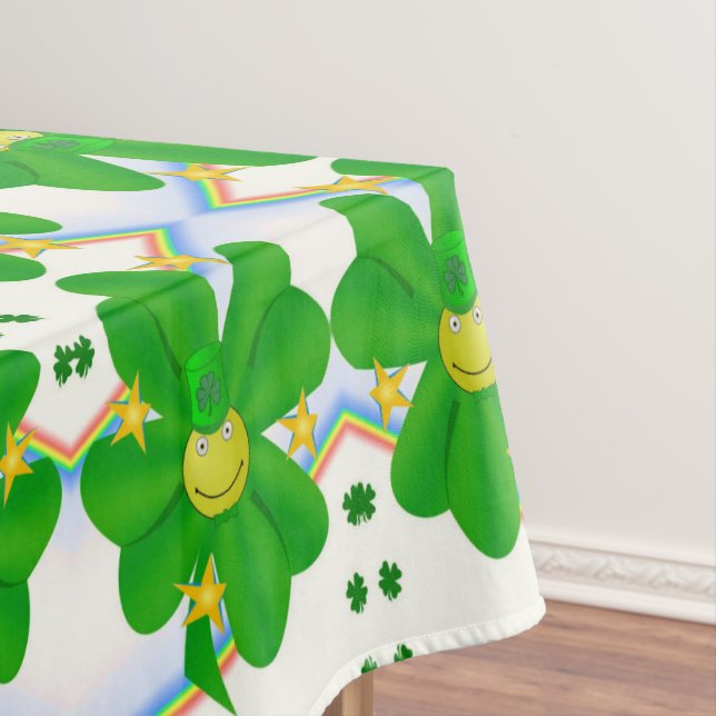 Toalha De Mesa Tablecloth Saint Patrick's Day Clover (Posição Original)