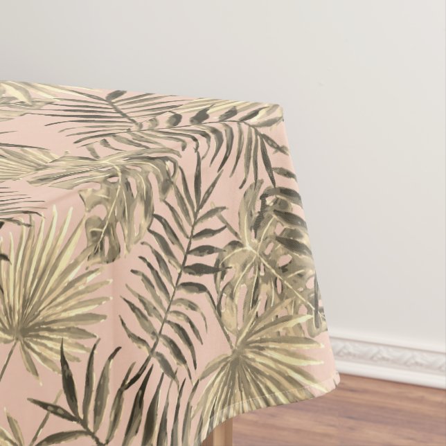 Toalha De Mesa Tablecloth tropical em folha de palmeira (Posição Original)