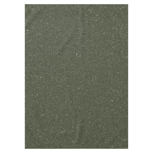 Toalha De Mesa Tablecloth Verde de Moss Escondido Personalizável (Frente)