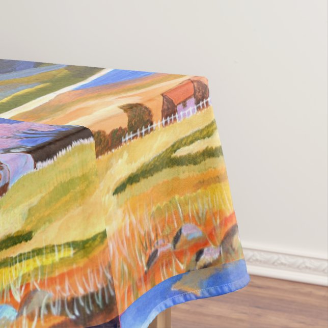 Toalha De Mesa Tableloth das Terras Altas da Escócia (Posição Original)