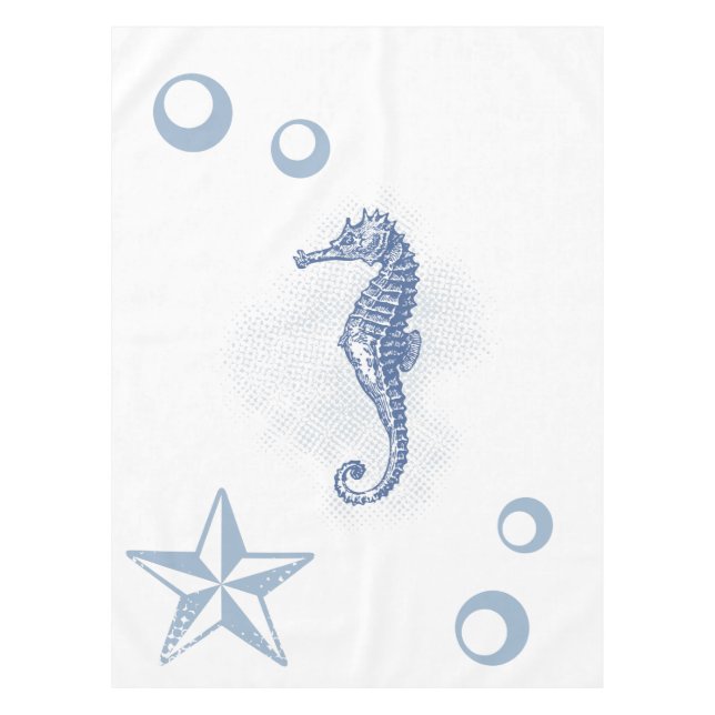 Toalha De Mesa Tableloth Seahorse Ocean Beach Water personalizada (Frente)