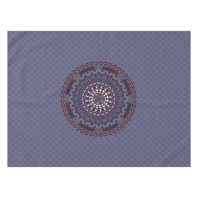 Toalha De Mesa Tablet do Dia de Independência Conectado (Frente (Horizontal))