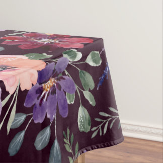 Toalha De Mesa Tablet Flor Roxo