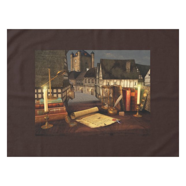 Toalha De Mesa Tablet Horizons Antigos (Frente (Horizontal))